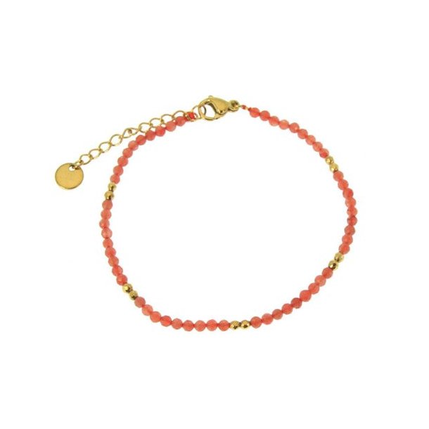 Les Cleias: Armbnd - Horatio - Rhodochrosit